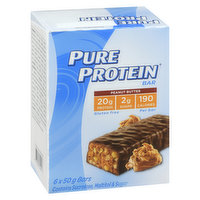 Pure Protein - Chocolate Peanut Butter Bars, 6 Each