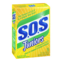 SOS - Junior Steel Wool Soap Pads, 15 Each