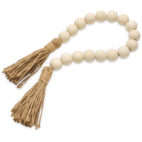 Wood - Beaded Garland Natural, 16 inch, 1 Each