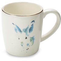 Ceramic - Tapered Mug with Blue Rabbit 4in, 1 Each