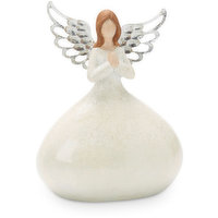Angel - White with Silver Wings, 6.5 Inch, 1 Each