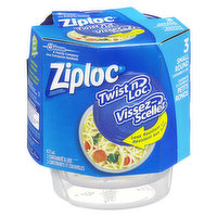 Ziploc Twist 'N Loc Round Food Storage Containers Medium (pack of 2), Delivery Near You