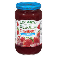 E.D. Smith - Triple Fruits Strawberry No Sugar Added, 375 Millilitre