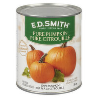 E.D. Smith - ED Smith Pure Pumpkin, 796 Millilitre