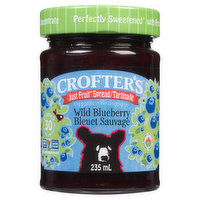 CROFTER'S ORGANIC - Just Fruit Spread Blueberry, 235 Millilitre