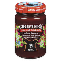 Crofter's - Premium Spread Organic Raspberry Jam, 383 Millilitre