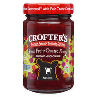 CROFTER'S ORGANIC - Premium Spread Four Fruit, 383 Millilitre