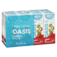 Oasis - Hydra Fruit Juice - Strawberry-Kiwi, 8 Each