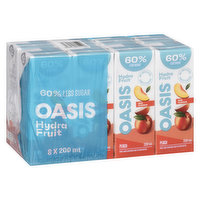 Oasis - Peach Juice Boxes, 200 Millilitre