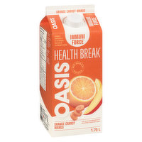 Oasis Oasis - Health Break Carrot Mango Orange Juice, 1.75 Litre
