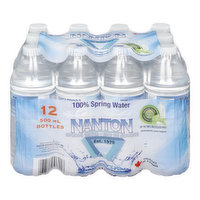 Nanton Nutraceuticals - Natural Spring Water, 12 Each