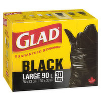 Glad - Easy Tie Garbage Bags - Large