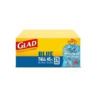 Glad - ForceFlex Blue Recycling Bags - Tall