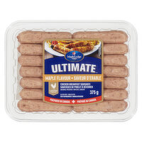 Maple Lodge Farms - Ultimate Maple Chicken Breakfast Sausage, Previously Frozen, 375 Gram