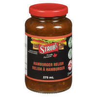 Strubs - Hamburger Relish, 375 Millilitre