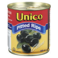 Unico - Pitted Ripe Olives, 200 Millilitre