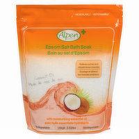 Alpen Secrets - Epsom Salt Soak Soak - Coconut Oil, 1.6 Kilogram