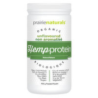 Prairie Naturals - Hemp Protein Unflavoured, 400 Gram