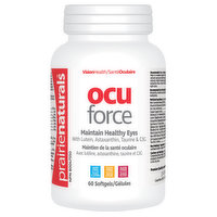 Prairie Naturals - Ocu Force with Lutein Astaxanthin Taurine & C3G, 60 Each