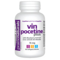 Prairie Naturals - Vinpocetine Plus with Blueberry Extract, 60 Each