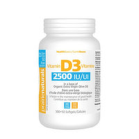 Prairie Naturals - Vitamin D3 2500 IU Bons, 550 Each