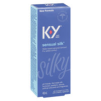 KY - Sensual Silk Liquid Personal Lubricant, 40 Millilitre
