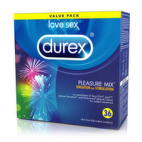 Durex - Condoms - Pleasure Mix, 36 Each