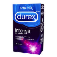 Durex - Intense Orgasmic, 10 Each