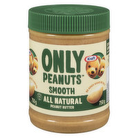 Kraft - Only Peanuts All Natural Smooth Peanut Butter, 750 Gram