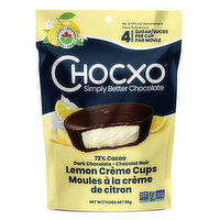 ChocXO - Dark Chocolate Lemon Creme Cups, 98 Gram