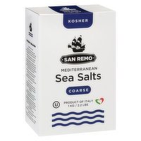 San Remo - Mediterranean Sea Salts coarse, 1 Kilogram