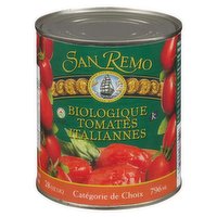 San Remo - Oils Organic Italian Tomatoes, 796 Millilitre