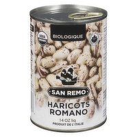San Remo - Haricots Romano Beans, 398 Millilitre