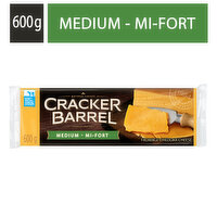 Cracker Barrel - Medium Cheddar Cheese Block, 600 Gram