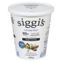 Siggis - Vanilla Cinnamon Skyr 3.25%, 650 Gram