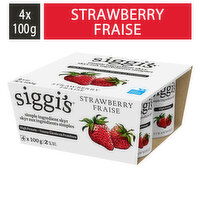 Siggis - Skyr Yogurt Strawberry 2%, High Protein, 4 Each