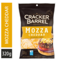 Cracker Barrel - Mozza Cheddar Shredded Cheese, 320 Gram