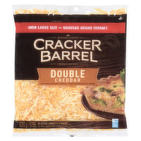 Cracker Barrel - Shredded Cheese, Double Cheddar, 620 Gram