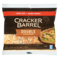 Cracker Barrel - Shredded Double Cheddar, 590 Gram