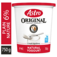 Astro - Original Balkan Style Natural Yogurt, 750 Gram