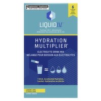 Liquid IV - Electrolyte Drink Mix, Lemon Lime, 6 Each