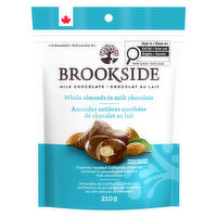 Brookside - Milk Chocolate Whole Almonds, 210 Gram