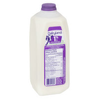Dairyland - 1% M.F. Partly Skimmed Milk Jug, 2 Litre