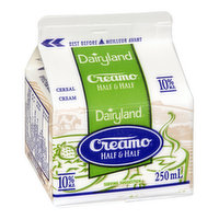 Dairyland - Creamo Half & Half Creamer, 10% M.F., 237 Millilitre