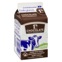 Dairyland Dairyland - Chocolate Milk 1% Partly Skimmed, 473 Millilitre