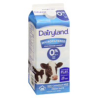 Dairyland - Microfiltered Skim Milk, 2 Litre
