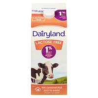 Dairyland - Lactose Free Milk 1% M.F., 1.89 Litre
