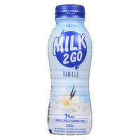 MILK 2 GO - Vanilla 1% M.F., 310 Millilitre