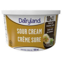 Dairyland - 18% Sour Cream, 450 Millilitre
