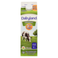 Dairyland - Organic 3.25% Milk Homogenized, 946 Millilitre